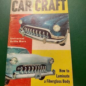 Car Craft Magazine - January 1956